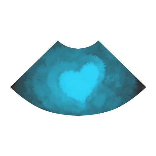 Blue Fluffy Heart Atalanta Sundress (Model D04)