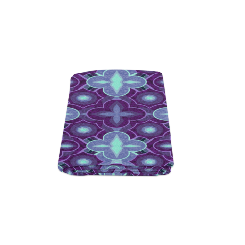 Purple blue pattern Blanket 50"x60"