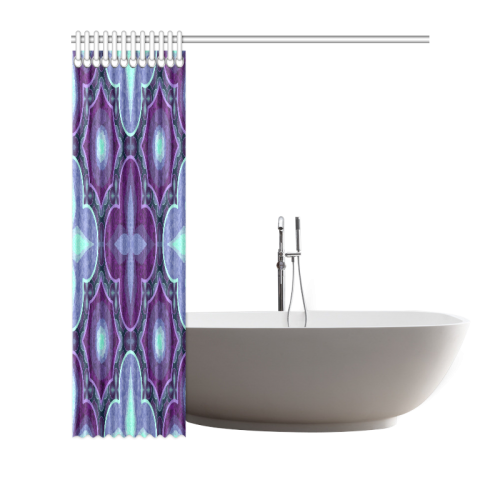 Purple blue Shower Curtain 72"x72"