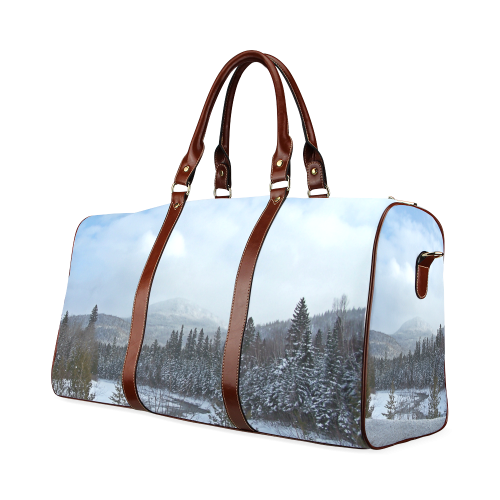 Winter Wonderland Waterproof Travel Bag/Small (Model 1639)