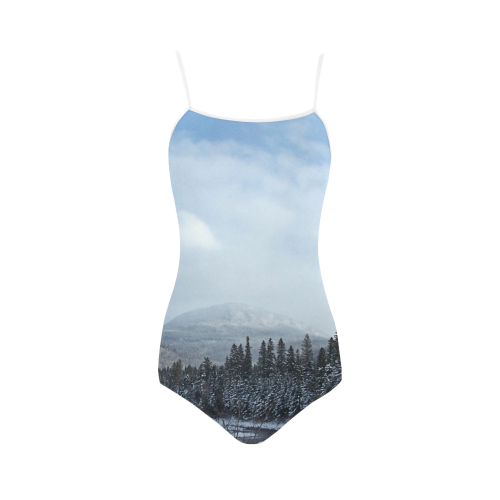 Winter Wonderland Strap Swimsuit ( Model S05)