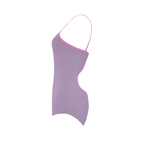 Regal Orchid Strap Swimsuit ( Model S05)