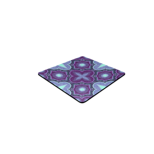 Purple blue Square Coaster