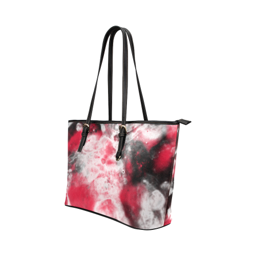 Passion dance Leather Tote Bag/Small (Model 1651)