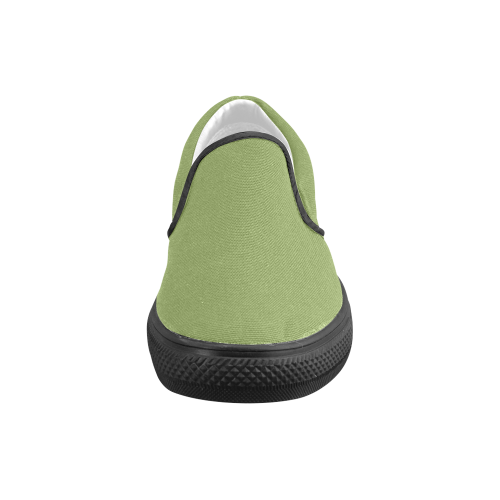 Peridot Men's Slip-on Canvas Shoes (Model 019)