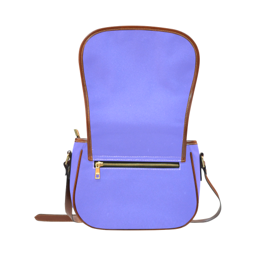 Periwinkle Perkiness Saddle Bag/Large (Model 1649)