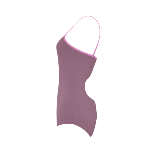 Grape Nectar Strap Swimsuit ( Model S05)