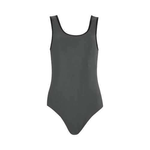 Pirate Black Vest One Piece Swimsuit (Model S04)
