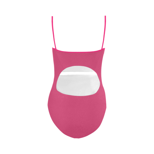 Raspberry Sorbet Strap Swimsuit ( Model S05)