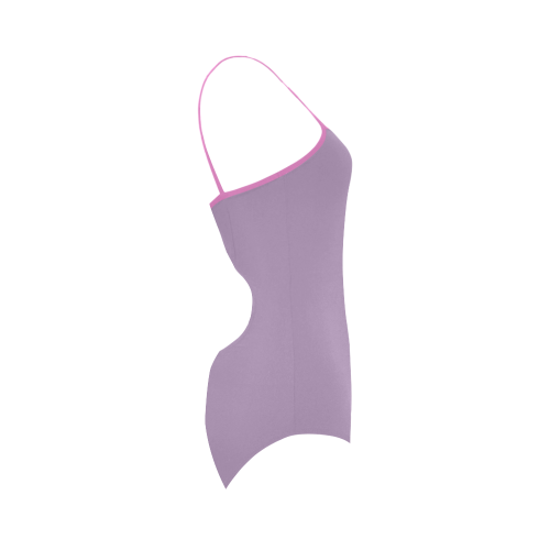 Regal Orchid Strap Swimsuit ( Model S05)