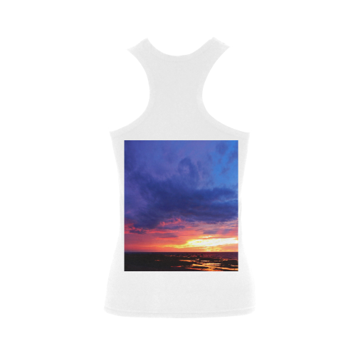 Evening's Face Women's Shoulder-Free Tank Top (Model T35)