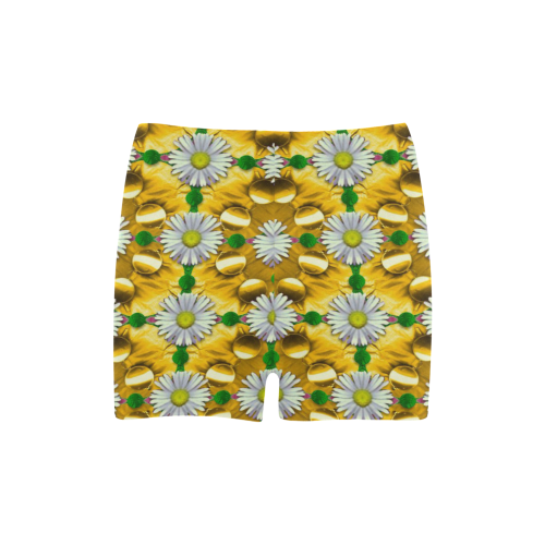 Summer festive in green grass Briseis Skinny Shorts (Model L04)