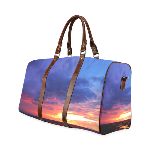 Evening's Face Waterproof Travel Bag/Small (Model 1639)