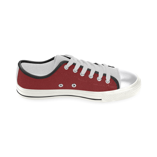 Ombre Red Sands Women's Classic Canvas Shoes (Model 018)