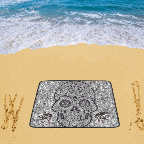 Mosaic Skull Beach Mat 78"x 60"