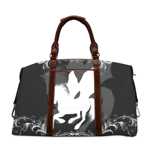 Wonderful white unicorn Classic Travel Bag (Model 1643)