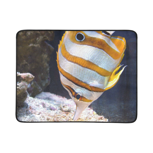 Butterflyfish20151001 Beach Mat 78"x 60"