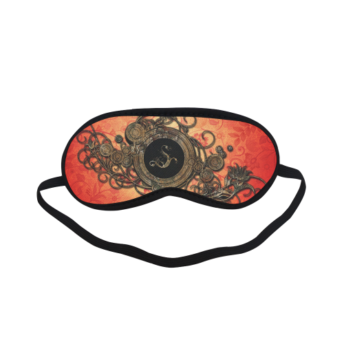 Decorative design, red and black Sleeping Mask