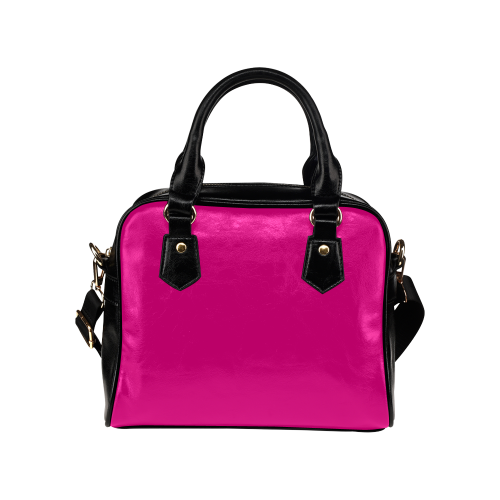 Hot Pink Happiness Shoulder Handbag (Model 1634)