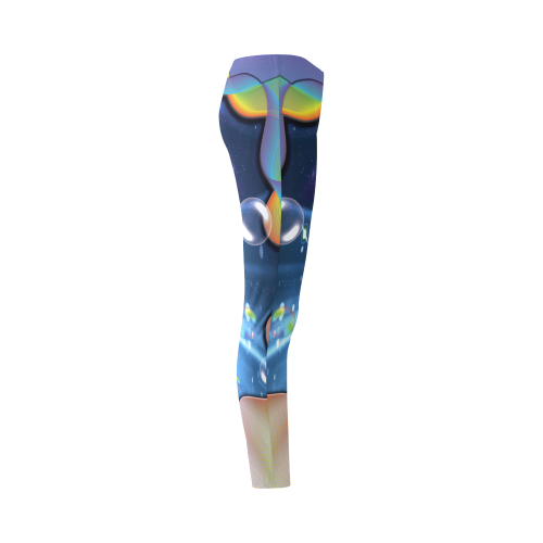 Cocktail bubbles Cassandra Women's Leggings (Model L01)