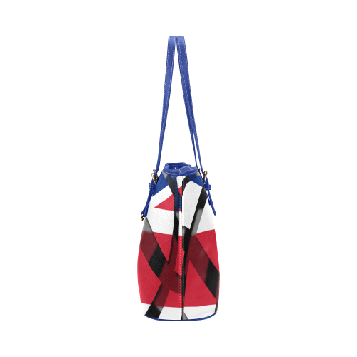 The Flag of United Kingdom Leather Tote Bag/Large (Model 1651)