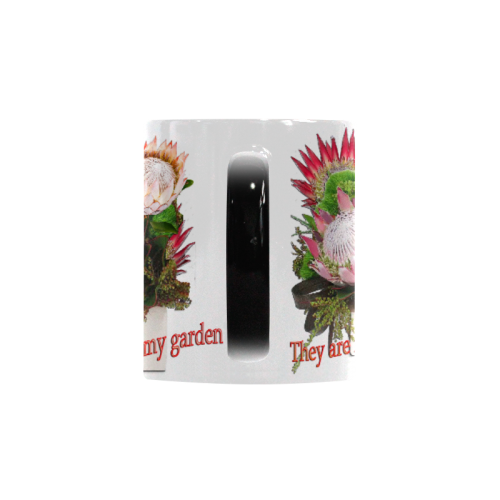 Protea's from my garden Custom Morphing Mug