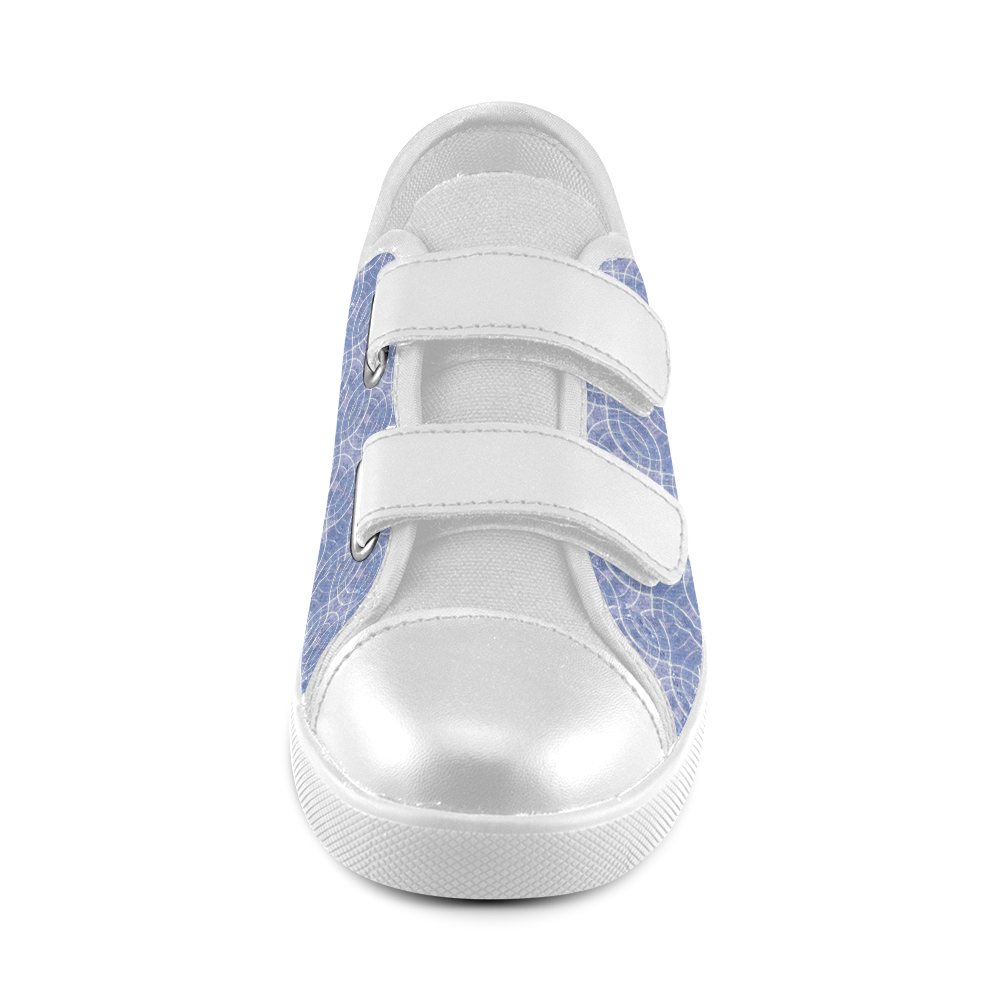 canvas shoes with velcro fastening