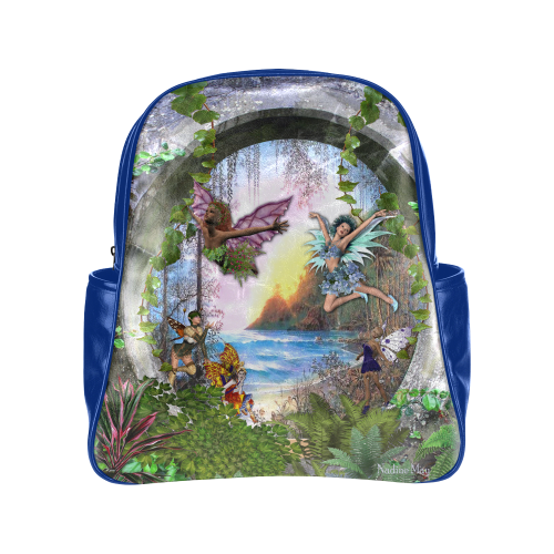 Fairy kingdom Multi-Pockets Backpack (Model 1636)