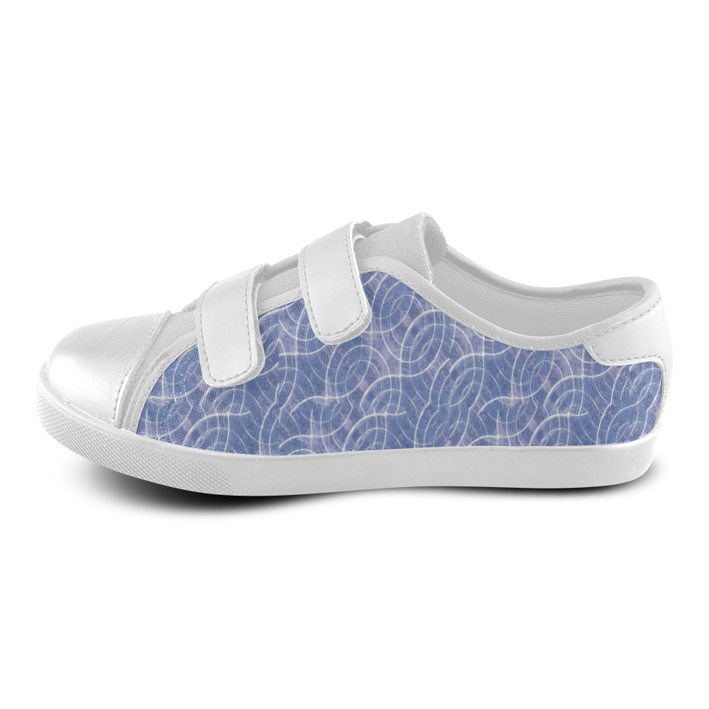 canvas shoes with velcro fastening