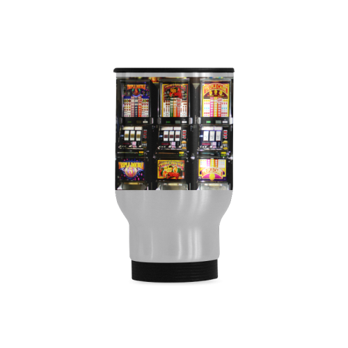 Lucky Slot Machines - Dream Machines Travel Mug (Silver) (14 Oz)