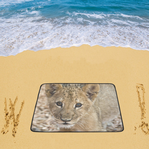 BABY lion Beach Mat 78"x 60"