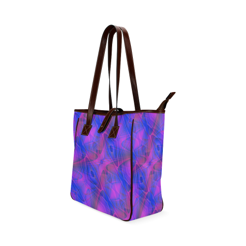 Sci-fi Fractal in Blue and Purple Classic Tote Bag (Model 1644)