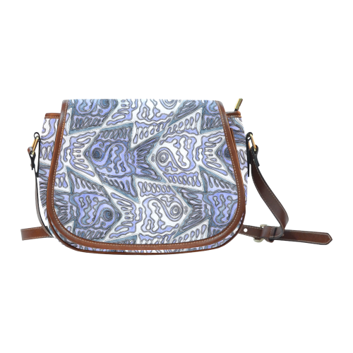 Fish Tessellation Saddle Bag/Small (Model 1649) Full Customization