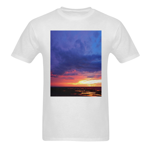 Evening's Face Men's T-Shirt in USA Size (Two Sides Printing)