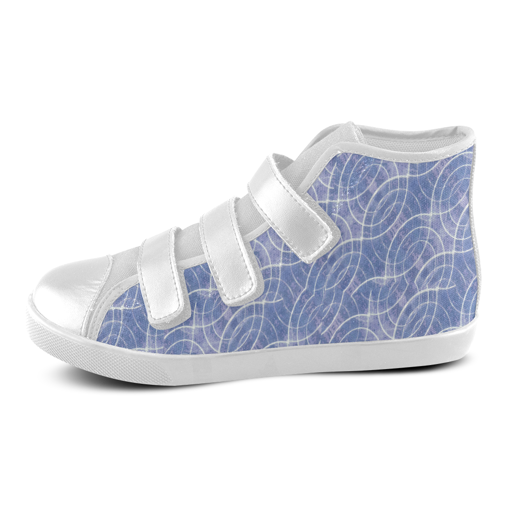 canvas shoes with velcro fastening