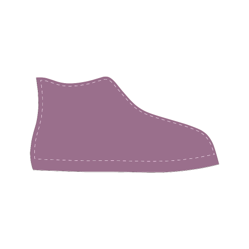 Plum Pretty Women's Classic High Top Canvas Shoes (Model 017)