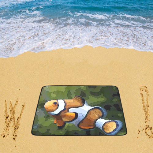 AnemoneClownFish20151011 Beach Mat 78"x 60"