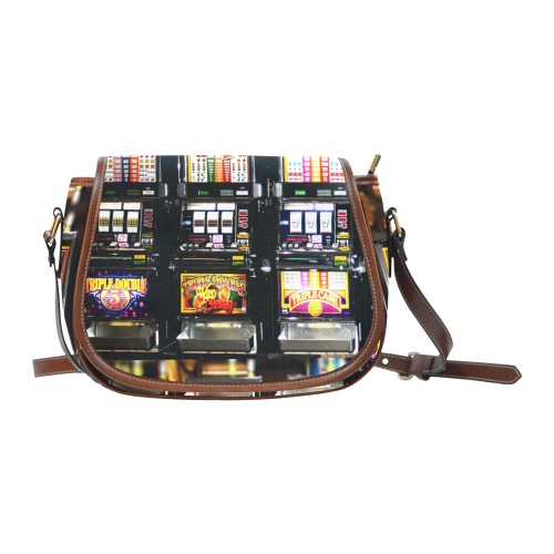 Lucky Slot Machines - Dream Machines Saddle Bag/Small (Model 1649) Full Customization