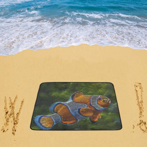 AnemoneClownFish20151005 Beach Mat 78"x 60"