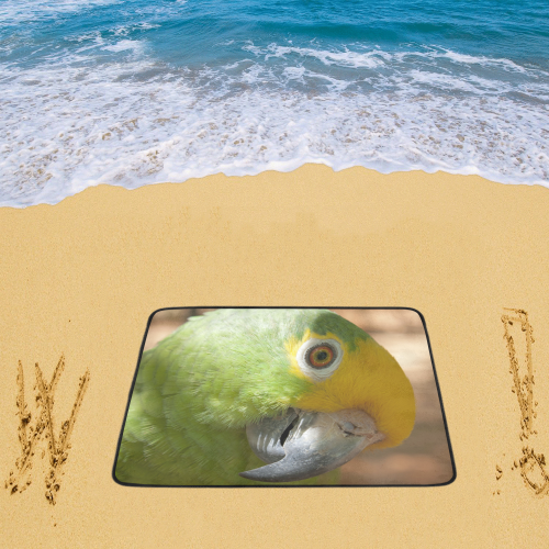 parrot_2015_0206 Beach Mat 78"x 60"