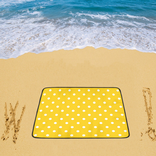 polkadots20160618 Beach Mat 78"x 60"