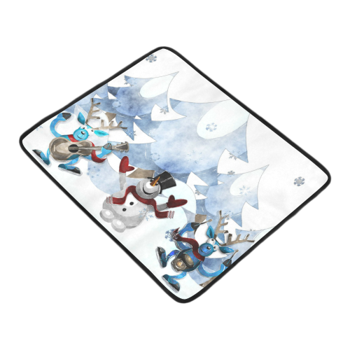 Snowman20160604 Beach Mat 78"x 60"