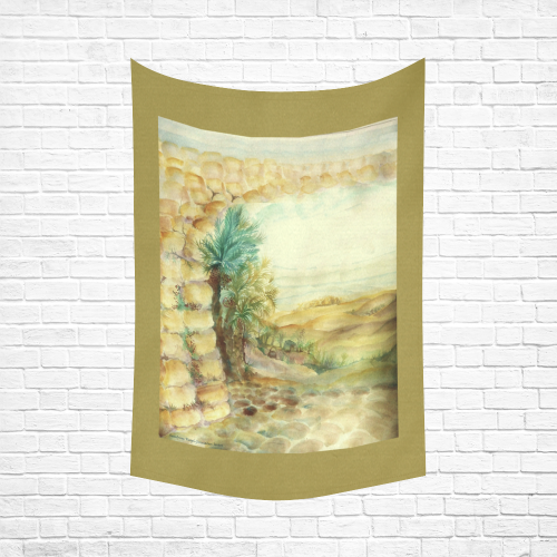 Jerusalem Cotton Linen Wall Tapestry 60"x 90"