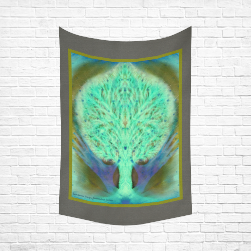 tree of life Cotton Linen Wall Tapestry 60"x 90"