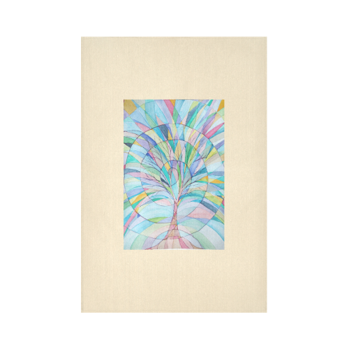 tree of life Cotton Linen Wall Tapestry 60"x 90"