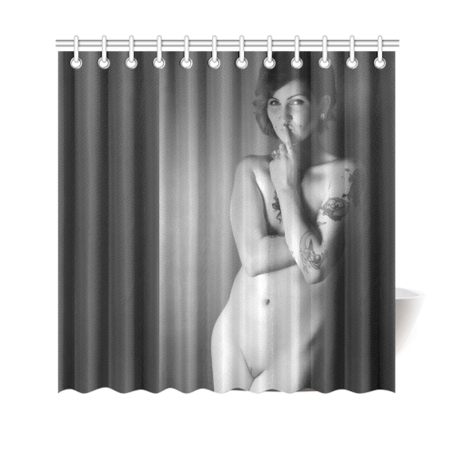 nude Shower Curtain 69"x70"