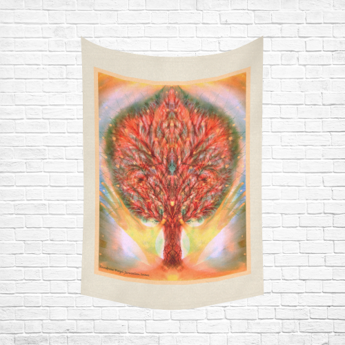 tree of life Cotton Linen Wall Tapestry 60"x 90"