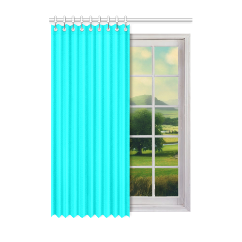 Aqua Alliance Window Curtain 52" x 72"(One Piece)