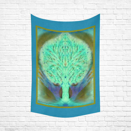 tree of life Cotton Linen Wall Tapestry 60"x 90"