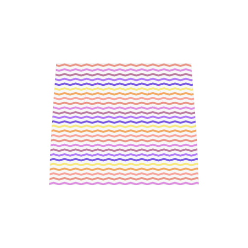 Colorfull Zig Zag Pattern Chevron White Boston Handbag (Model 1621)